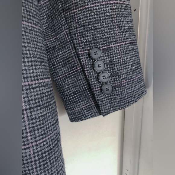 Maje Vincio Fitted Check Blazer - Picture 14 of 16